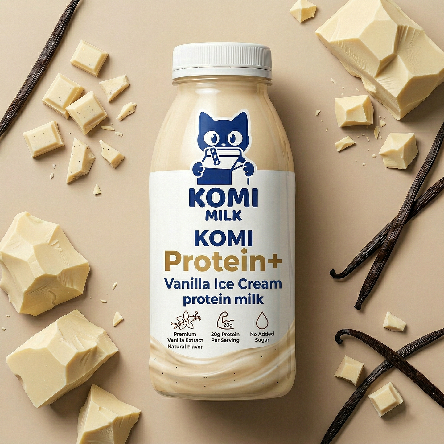 Komi Protein+ Vanilla Ice Cream